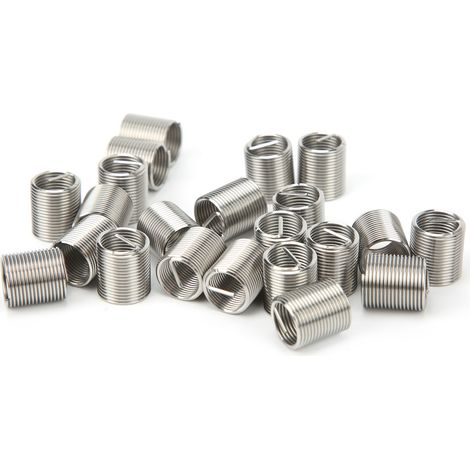Lot de 50 inserts filetés mâles et femelles réducteurs, écrous de réparation, fixation en acier inoxydable M10x1x2D (1/5)
