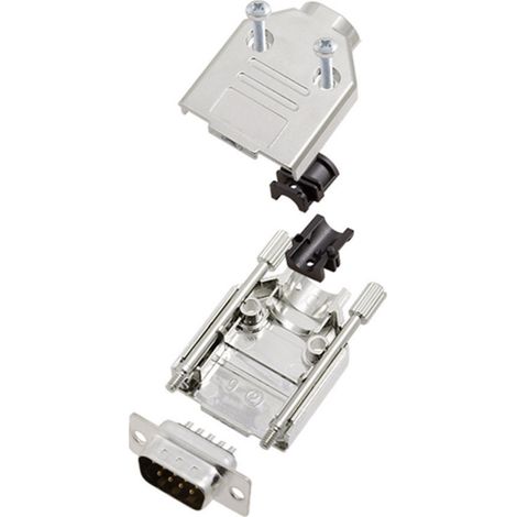 encitech DTPK-M-9-DBP-K 6355-0030-01 D-SUB Stiftleisten-Set 180 ° Polzahl: 9 Lötkelch 1 Set