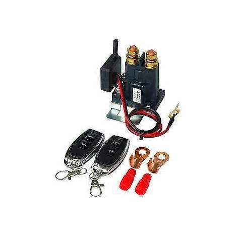 12V 500A Fern-Batterietrennschalter, verbessert für PKW, LKW und Wohnmobil, Batterieschalter-Isolator mit 2 k