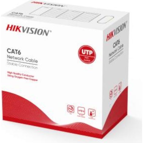 Hikvision 305 m CAT6 UTP Cavo Lan Rame DS-1LN6U-SC0