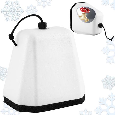 Mousse Protection Hiver Robinet, Couverture Robinet Hiver, Outdoor Faucet Cover for Winter, Protection Hivernale pour Robinet Extérieur, Protection Contre le Vent, la Pluie, la Neige(L) (1/5)