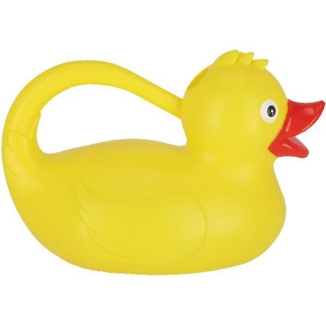TuseRxln Gießkanne in Entenform – Gelb – L 25,6 x B 15 x H 17 cm