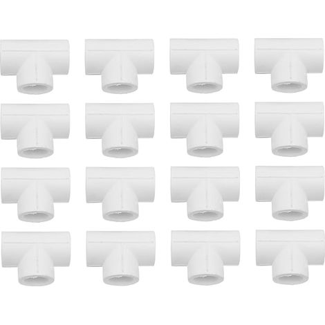 PPR Pipe Fitting 3 Way 20mm T Shape Pipe Fitting for Electrical Cable Installation 20mm 16pcs (1/5)