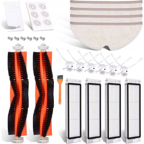 Set aus Bürsten, Filtern und Wischmopps für RoboRock S5max / S6 Pure / S6 / S6 maxV / E4 (1/5)