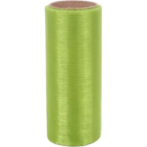 Grüner Organza zur Dekoration, 12 cm breit und 9 m lang (1/3)