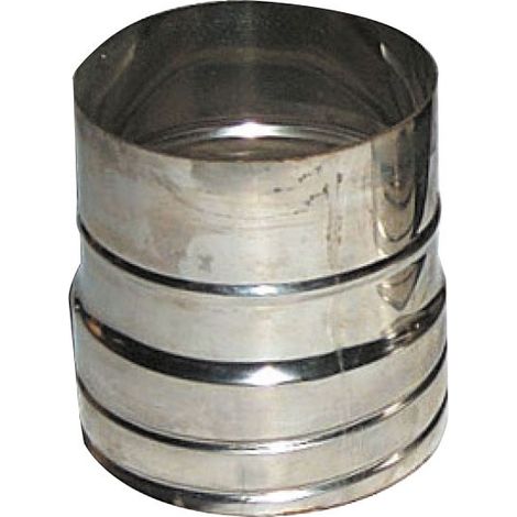 Manicotto di giunzione ø 130 mm per tubo flessibile in acciaio e alluminio - Giunto tubo flessibile / tubo rigido 00000R51255
