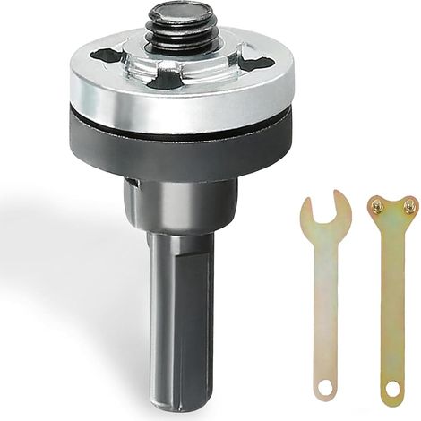 Winkelschleifer-zu-Bohrmaschine-Adapterset – 2- oder 4-teilig – Robustes Metall – Vielseitiger Werkzeugumbau – Werkstatt und Heimwerker – 6-mm- oder 10-mm-Spindel (1/5)