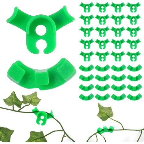 140 Pcs Cintreuse de Clips pour Plantes Grimpantes, LST Clips d'entraînement à Faible Stress, Pinces Lst Cintreuses de Plantes à 90 Degrés pour Jardinage Contrôle de Croissance Jardin(2 Tailles) (1/5)