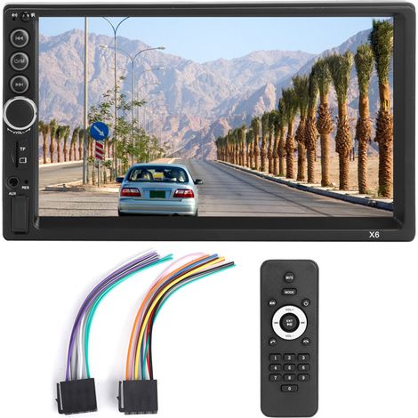 Adatto a tutte le autoradio a 12V, dotato di funzioni Bluetooth per chiamate in vivavoce e telecamera per la retromarcia, touchscreen ad alta risoluzione e comandi al volante.
