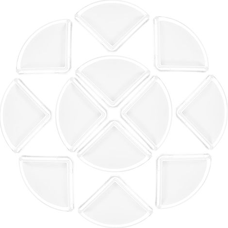 36 protège-coins de sécurité silicone transparent pour salon (1/5)