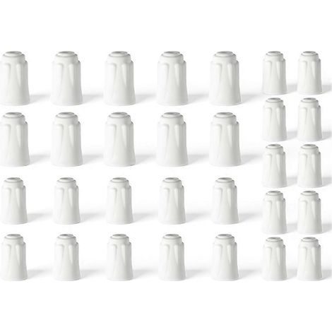 Lot de 30 connecteurs à vis en céramique haute température pour fils électriques, compatibles avec les calibres 18-8, 22-10 et 22-14 AWG. (1/5)