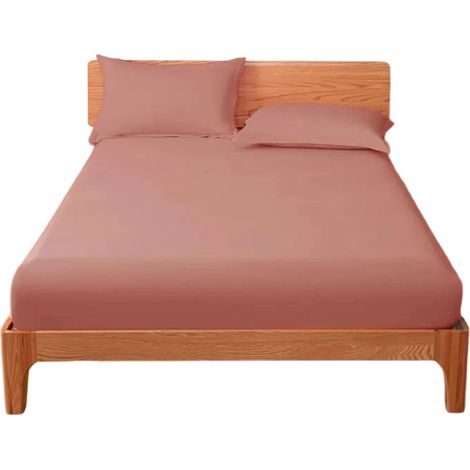 1 Drap housse, Coton, 150x190 cm, Extensible, Bonnet 30 cm, Chambre (1/5)