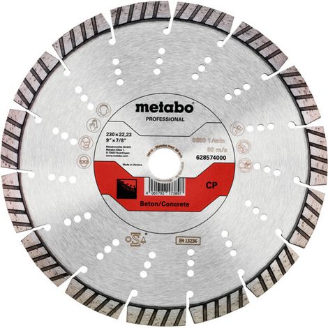 Meule de tronçonnage diamantée 230x22,23mm, « CP », Béton « professional » (628574000)