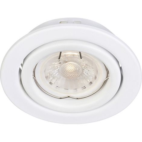 Markslojd HERMES 3-SET - Downlight encastré d'intérieur à 3 ampoules rond blanc, GU10