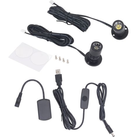 projecteur LED 5V à intensité variable 1 à 2 spots avec