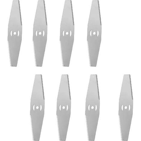 Lames métalliques universelles coupe-herbe – Lot de 8 – Pour débroussailleuse sans fil – Désherbage épais, rapide (1/5)