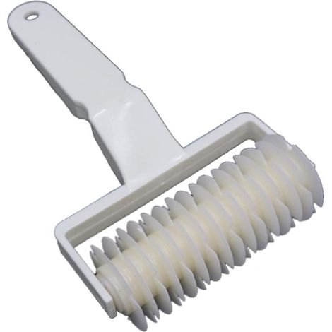 Coupe-pate à grille , rouleau à patisserie en plastique, rouleau de grille, rouleau de grille, rouleau à patisserie, coupe-patisserie, bloc de rouleau de patisserie, forme de bricolage (1/4)