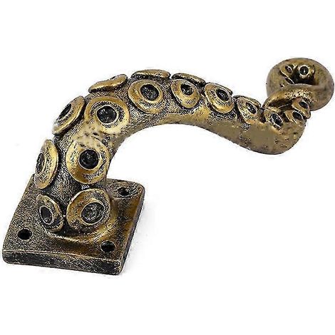 Poignées de porte rétro en forme de pieuvre, crochets d'extérieur, poignées de tiroir de meubles, poignées de quincaillerie anciennes (1/5)