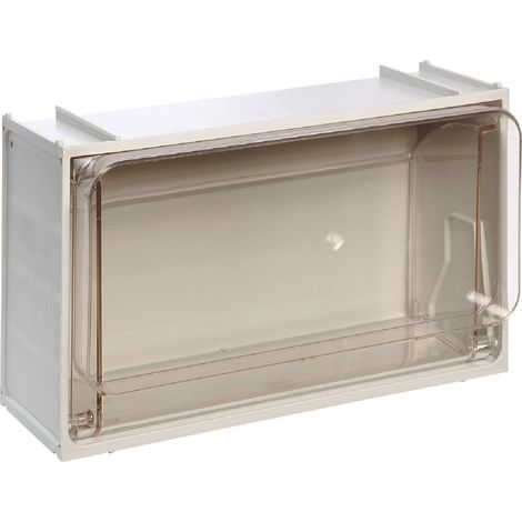 CASSETTIERA MODULARE COMPONIBILE 'CRYSTAL BOX' 1 cassetto - cm 30 x 15,5 x 17,5- 2 pezzi - MOBIL PLASTIC