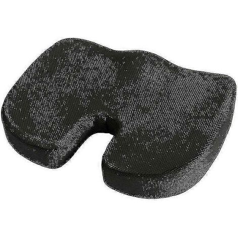 LYERCW - Coussin de siège orthopédique antidérapant en mousse à mémoire de forme, coussin coccygien pour soulager les douleurs du coccyx, chaise de bureau C (1/5)