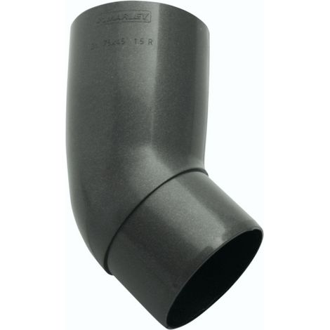 Marley Rohrbogen DN 75, 45°, anthrazit metallic