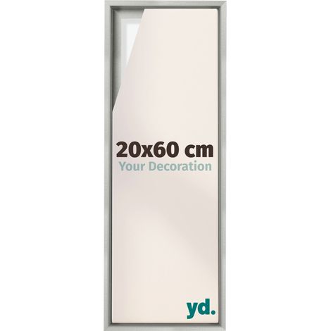 Your Decoration - Cadre flottant  - Argent Mat - Cadre en caisse américaine pour toile sur chassis - MDF - Lyon (1/5)