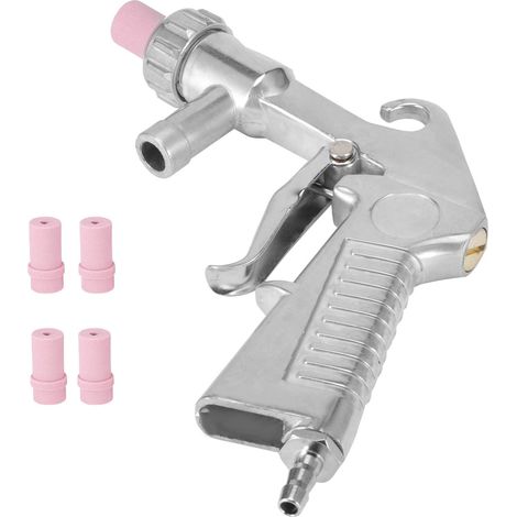 sableuse pneumatique,Kit de pistolet de sablage, sableuse portative pour le dérouillage par sablage abrasif, pour le nettoyage de la rouille, de la saleté, de la peinture, de la gravure sur verre (1/5)
