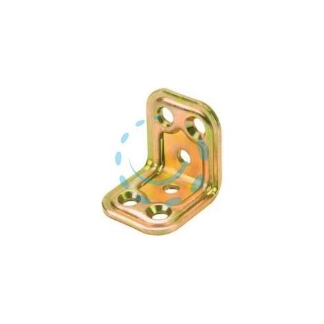 PIASTRA DI GIUNZIONE PESANTE AD ANGOLO ART.749 - mm.30x30x30x2,2 spess.