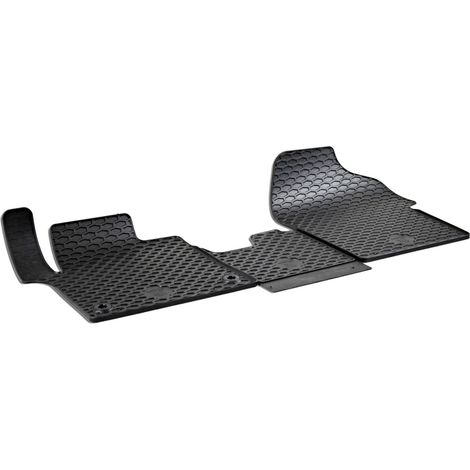 Walser – Tapis en caoutchouc DirtGuard pour Citroen Jumpy III 2016-auj. – Peugeot Expert 2016-auj. – Fixation ronde – Résistant aux intempéries