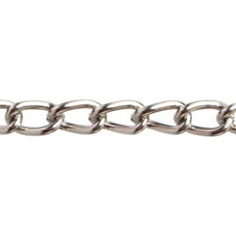 CATENA MAGLIA CORTA RITORTA 3,0 MM 2,5 M NICHEL
