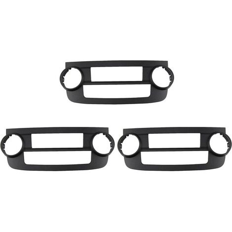 Un kit de panneau de climatisation automobile en 3 pièces pour CR-V (modèles 2007-2012), comprenant un kit de montage sur tableau de bord et un adaptateur de fenêtre.