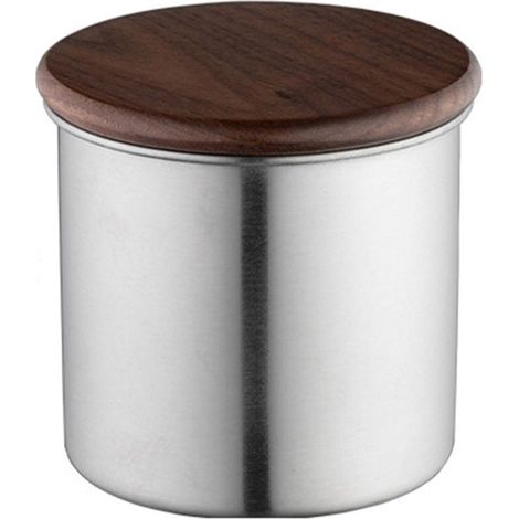 Barattolo per caffè resistente in acciaio inossidabile, pratico contenitore per conservare caffè, zucchero e chicchi di caffè, 9386 cm. (1/3)