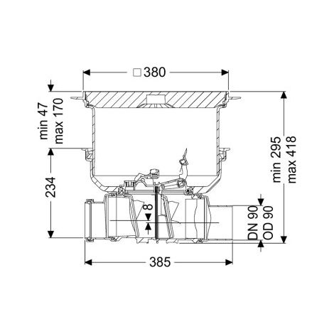 KESSEL 730090.10SR clapet anti-refoulement Staufix