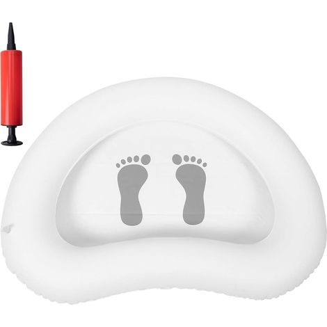 Baignoire gonflable pour pieds de piscine, bac à pieds pour piscines hors sol, accessoires de nettoyage des pieds avec pompe à air, pour piscine et maison (1/5)