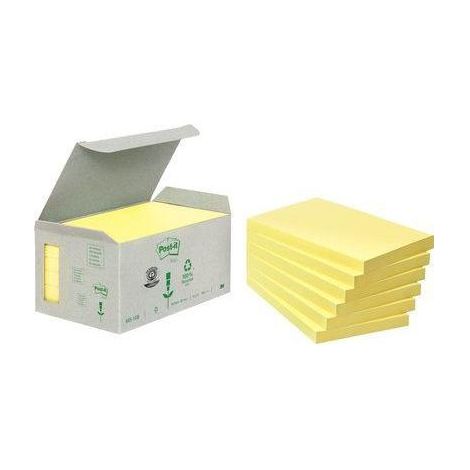 3M 6551B nota autoadhesiva Rectángulo Amarillo 100 hojas Autoadhesivo