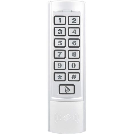 Clavier Contrôle D'accès sécurité Avancée Grande capacité pour la Présence aux Portes Métal argenté 5,5 X 2,3 X 0,98 Pouces (1/5)