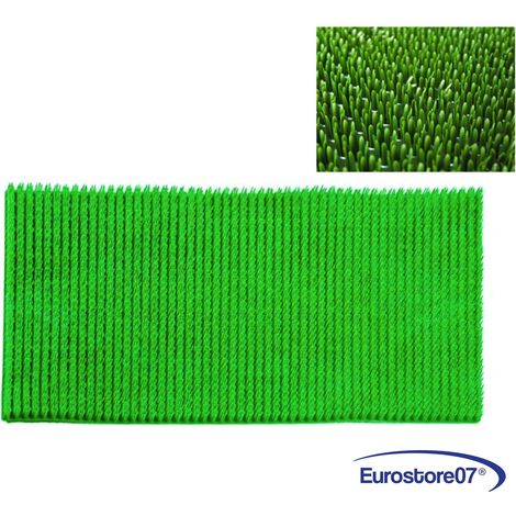 Zerbino green verde - drenante cm.40x70, spessore mm.23 - peso kg.3,2 al mq. (1/4)