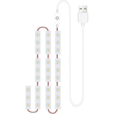 LED-Spiegelscheinwerfer, moderne minimalistische Spiegelleuchte, dimmbare Badezimmer-Schminktischbeleuchtung  - Crezuo