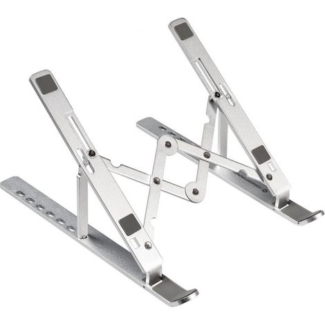 Conceptronic ERGO Foldable Aluminum Laptop Supports de Laptop Aluminium 39,6 cm (15.6")