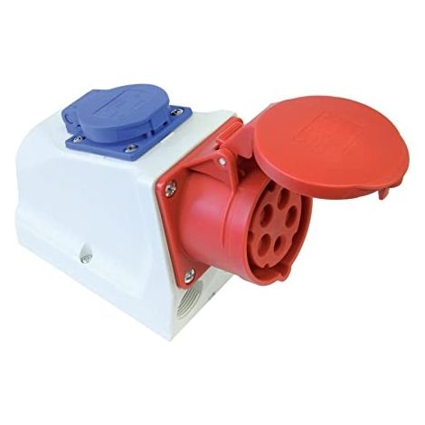 CONNECTEUR PORTABLE 16 A 5P 400 V 6H IP44/54 GRIP 0153-6 PINCE 5902082025276 PCE