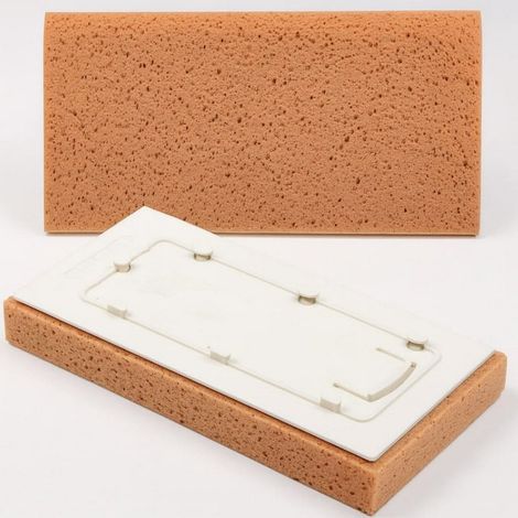 Taloche éponge  13x30x3 cm Quick-Lock RAIMONDI  Avana - Sans poignée - 13 x 30 x 3 cm (1/5)