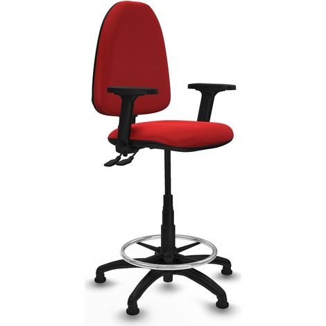 Sedia da Ufficio Piqueras y Crespo B2D01RT Rosso Alta (1/5)