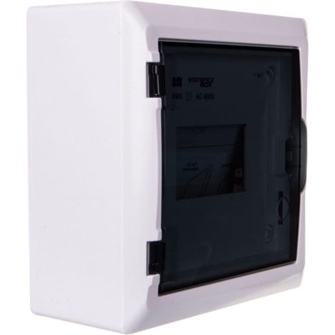 Tableau de distribution modulaire 1x6 n/t BOÎTE ÉCONOMIQUE RN 1/6 porte pare-fumée (N+PE) IP40 2501-01