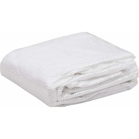 1 Housse De Rechange Serre 300x1200x200 Cm Transparent Avec 16 Fenêtres Et Porte Pour Jardin (1/4)