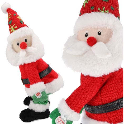 Canzone di Natale, gnomo che suona, gnomo che balla, Babbo Natale JUMIhome (1/5)