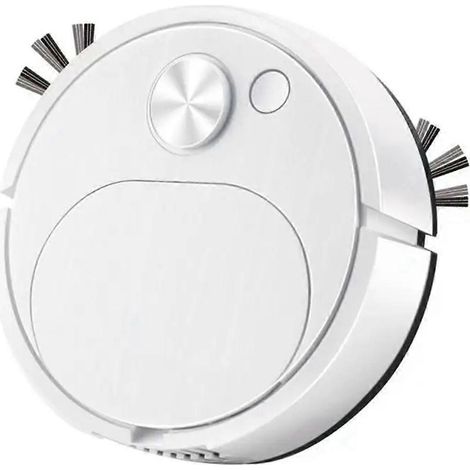 Aspirateur automatique, mini machine de nettoyage rechargeable par USB, blanc -- (1/5)
