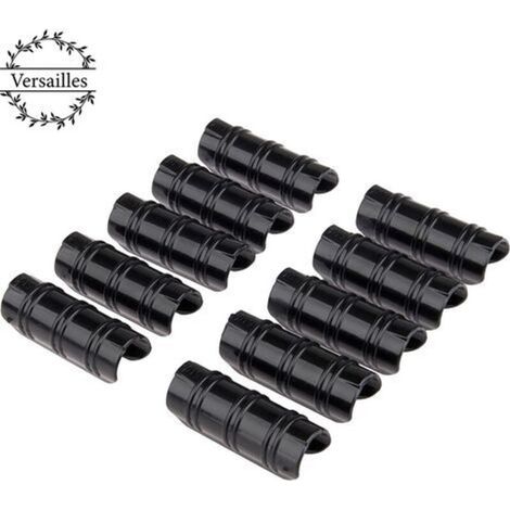 Clips de serre, 20pcs 20mm Versailles Clips de tuyau pour fixer les couvertures aux serres de jardin, films, plantes