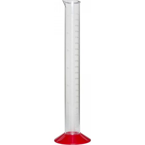 Cilindro graduado, tubo graduado, cilindro de medicion - Plástico, 210 ml