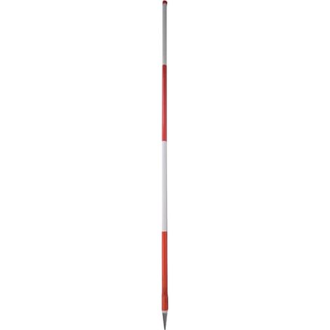Jalon de signalisation blanc et rouge UNIVERSEL WB5091