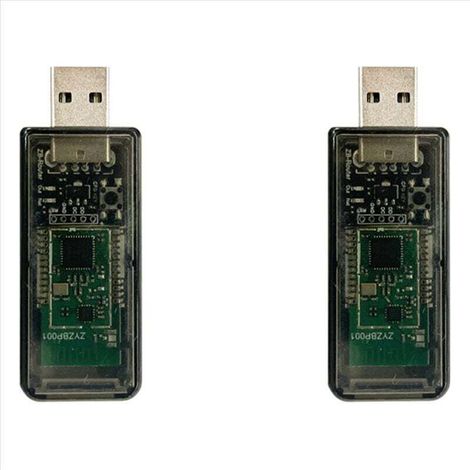 2er-Pack ZigBee USB-Signalverstärker, Repeater und Extender für Tuya Home Assistant ZigBee 2MQTT Tasmota-Crezuo